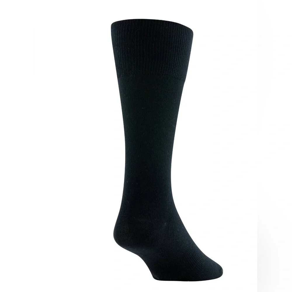 GOLDTOE Edition Mens Comfort Top Flat Crew Socks, 3-Pack